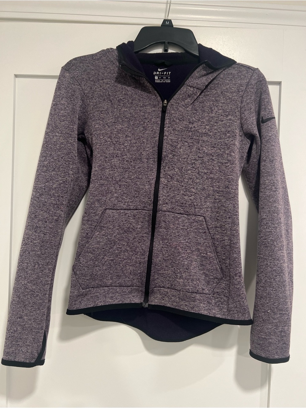 Nike juniors/Women's Heather Purple Dri-FIT Full-Zip Hooded Jacket